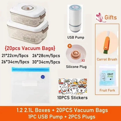 Vacuum Sealed Food Storage Box