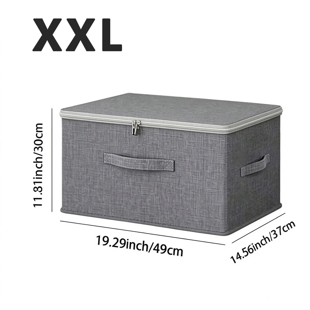 Foldable Stackable Fabric Wardrobe Storage Boxes