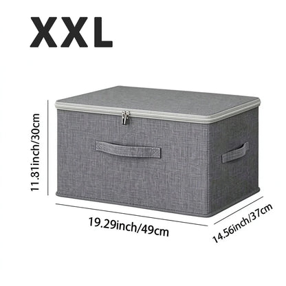 Foldable Stackable Fabric Wardrobe Storage Boxes