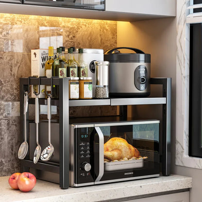 Retractable Multi-Layer Kitchen Shelf