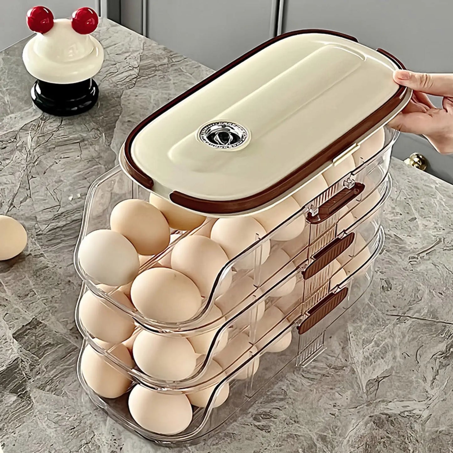 Automatic Rolling Egg Holder