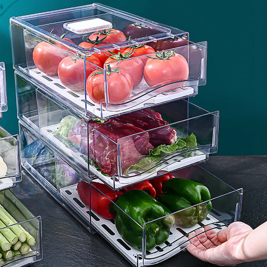 Stackable Refrigerator Organizer Bin