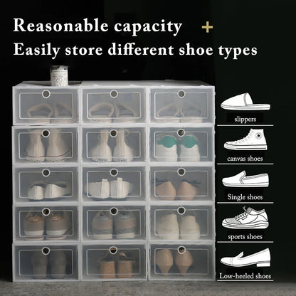 Dook 6-Pack Stackable Shoe Boxes