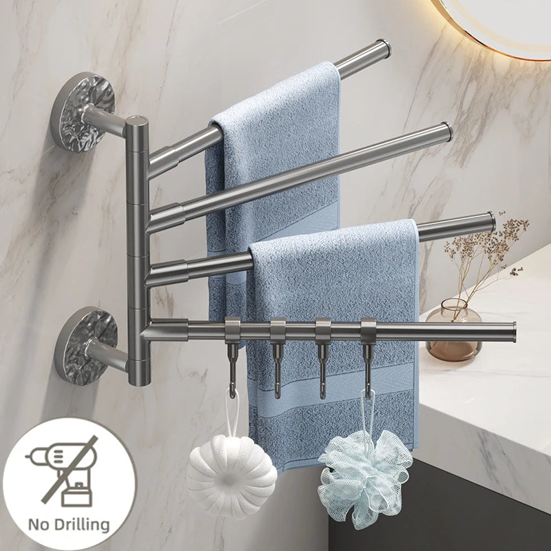 Rotatable Shower Towel Hanger