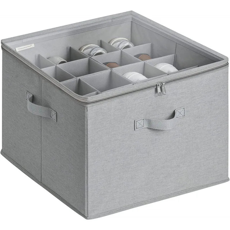 Fabric Shoe Organizer with Cover