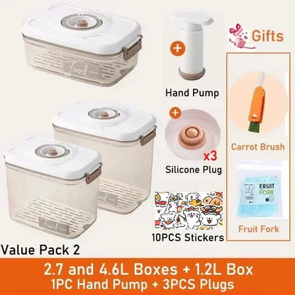 Vacuum Sealed Food Storage Box