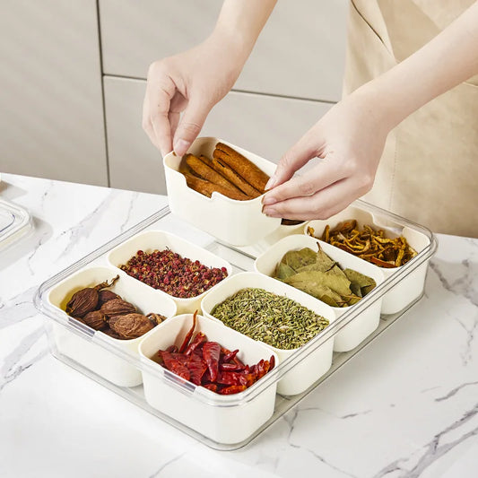 Grid Divided Serving Tray