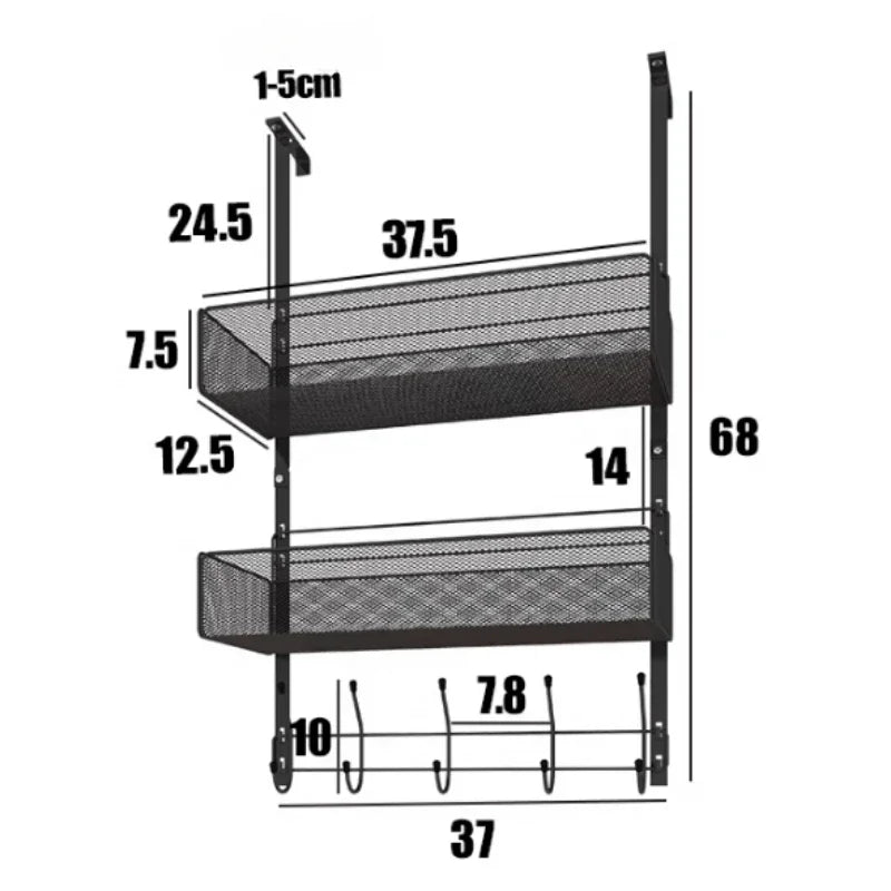 Waterproof Door Storage Basket