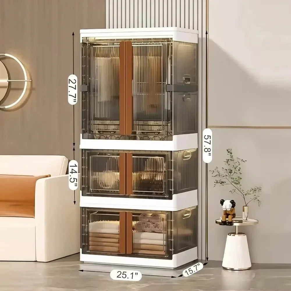 Grey, White Storage Organizer Box