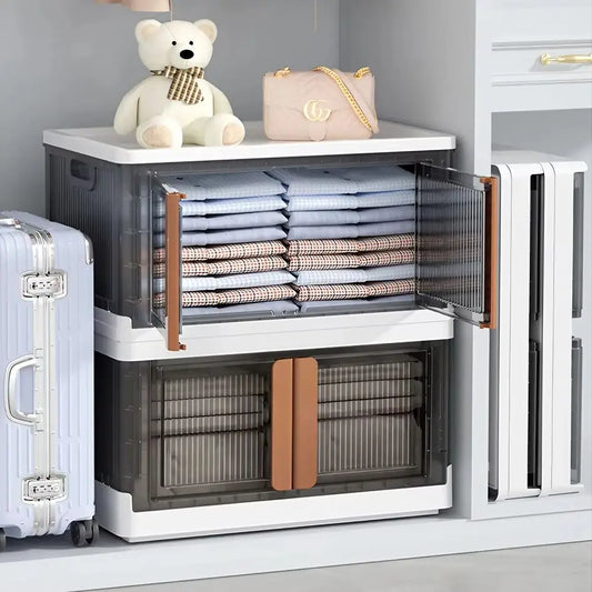 Grey, White Storage Organizer Box