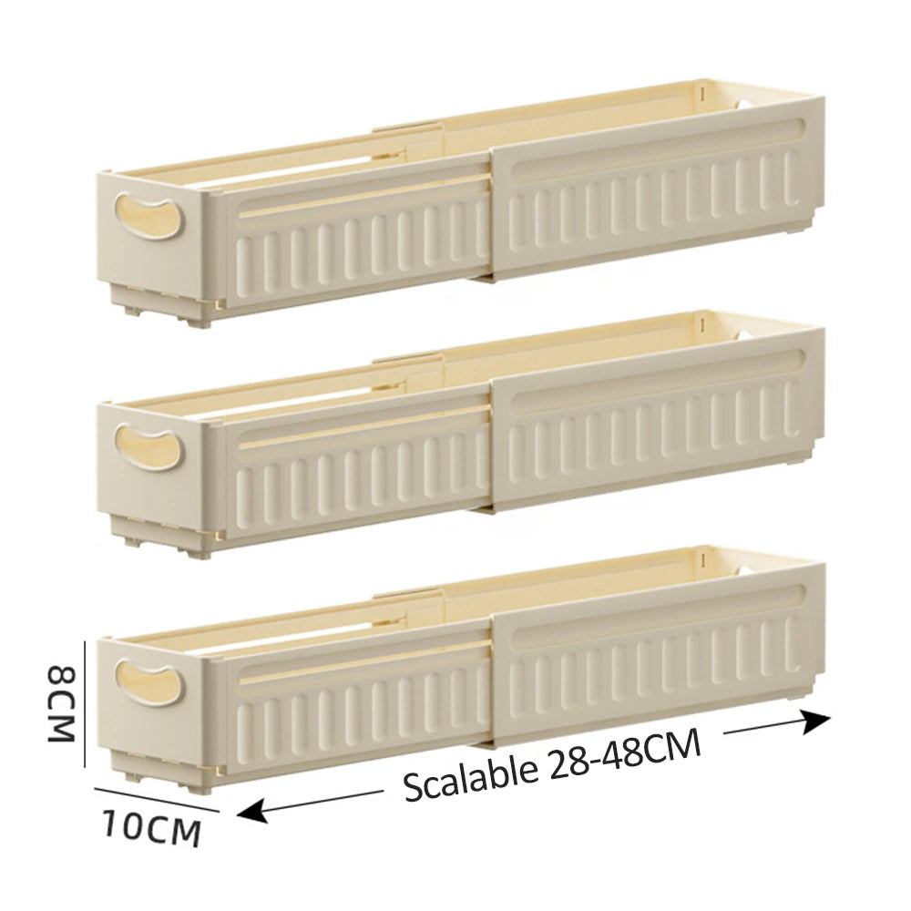 Adjustable Retractable Stackable Drawer Organiser