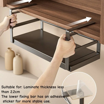 Expandable Under-Shelf Storage Rack