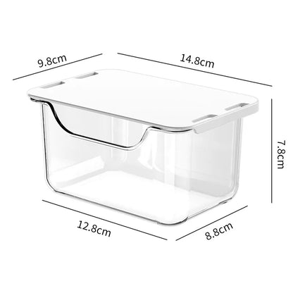 Transparent Suspended Under-Shelf Pull-Out Drawers