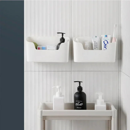 Wall-Mounted Adhesive Storage Rack