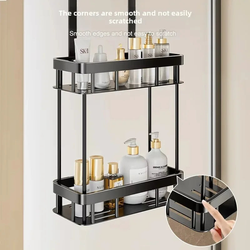 2-Tier Rust-Resistant Over-Door Shower Caddy