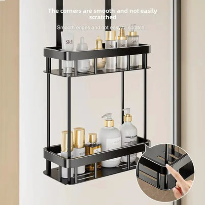 2-Tier Rust-Resistant Over-Door Shower Caddy