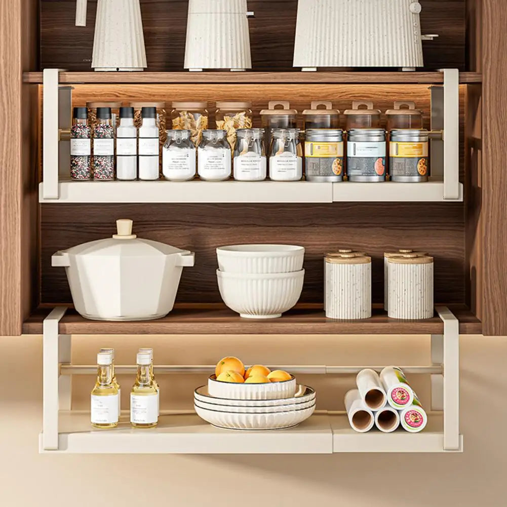 Expandable Under-Shelf Storage Rack