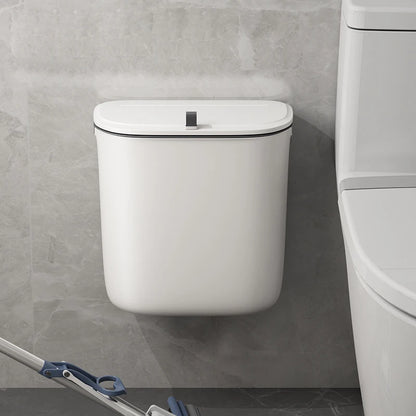 Wall-Mounted Bathroom Trash Bin