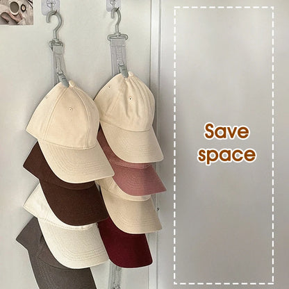 Vertical Hat Storage Hanger with 4/8 Clips