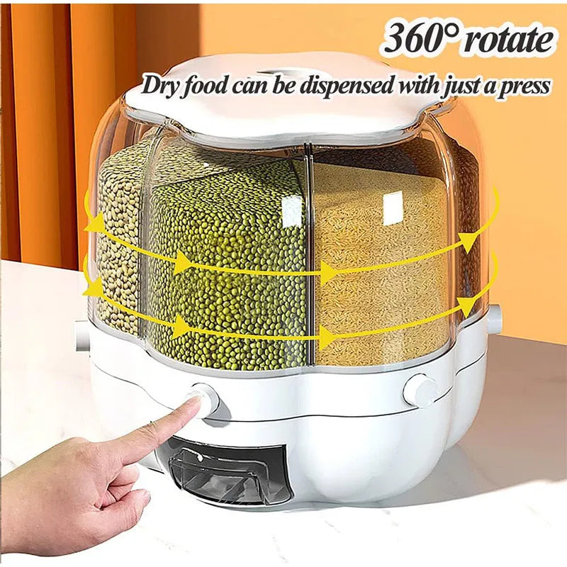 360° Rotating Rice Dispenser