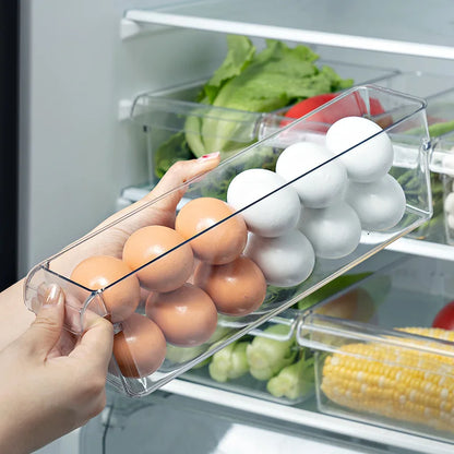 Clear Refrigerator Organizer Bin