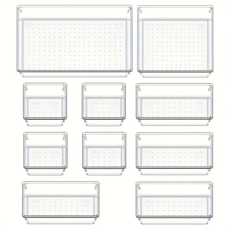 10-Piece Drawer Organizer Set