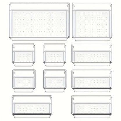 10-Piece Drawer Organizer Set