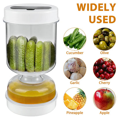 Pickle Jar with Fork & Strainer