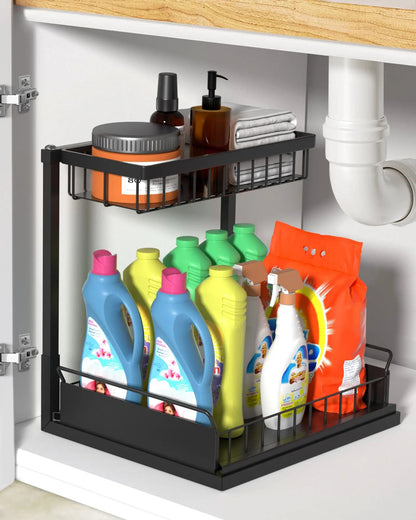 Slim 2-Tier Under-Sink Organizer