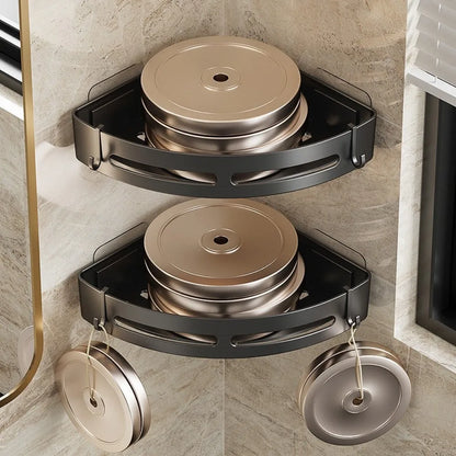 No-Punch Bathroom Shelf