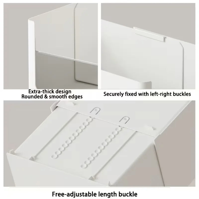 Transparent Cabinet Drawer-Style Storage Basket