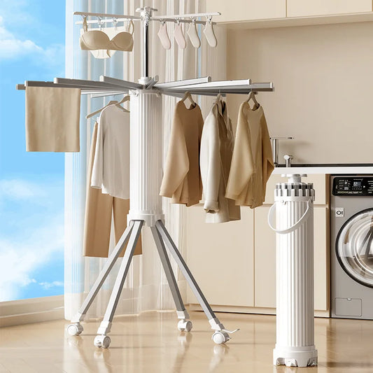 Foldable Rotary Clothes Hanger