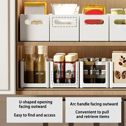 Transparent Cabinet Drawer-Style Storage Basket