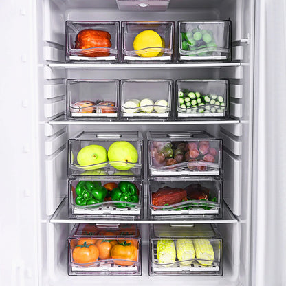 Stackable Refrigerator Organizer Bin