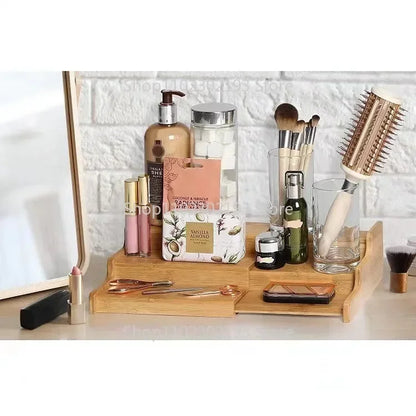 3-Tier Expandable Bamboo Organizer