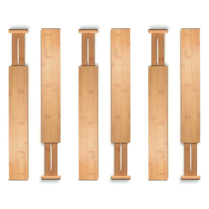 Adjustable Bamboo Drawer Dividers