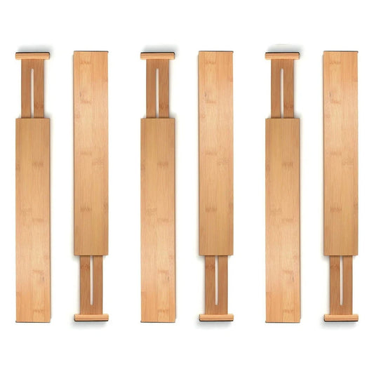 Adjustable Bamboo Drawer Dividers