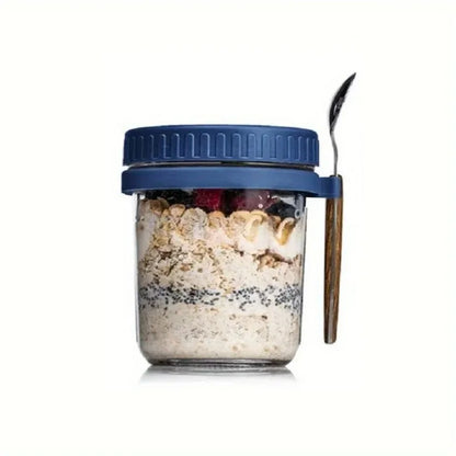 350ML Glass Overnight Oat Cup
