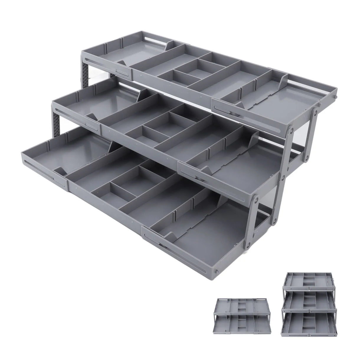 Multi Drawer Racks Expandable Multi-Functional Drawer Organizer – Homer Harber Stores