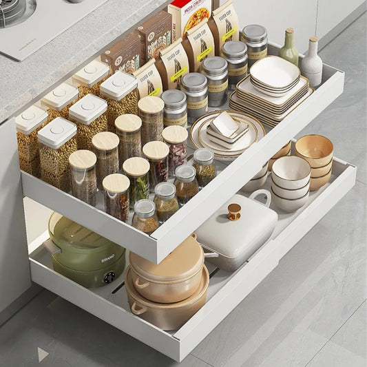 Pull-Out Kitchen Storage Rack