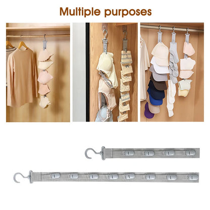 Vertical Hat Storage Hanger with 4/8 Clips