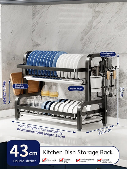 2-Tier Dish Drying Rack