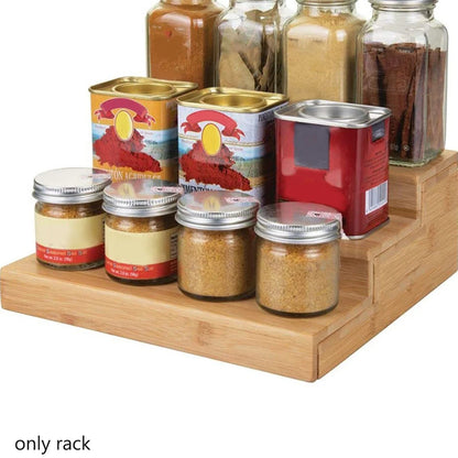 3-Tier Expandable Bamboo Rack