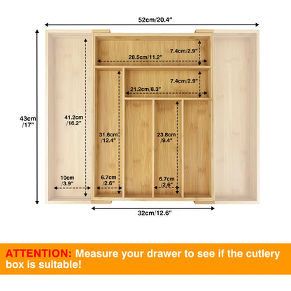 Cutlery Drawer Organizer Tray