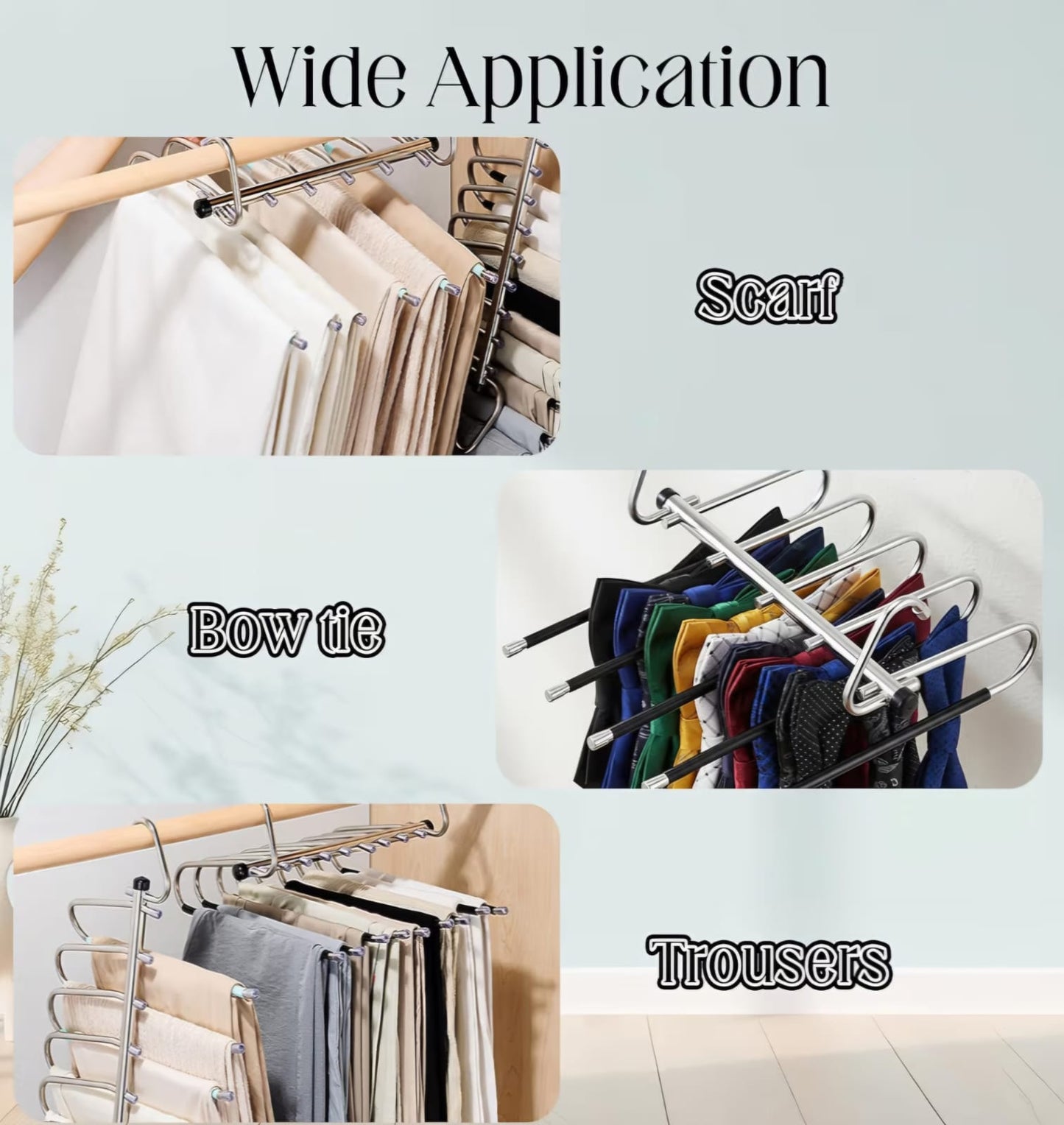 Stainless Steel Folding Pants Hanger