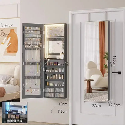 Mirrored Jewelry Cabinet