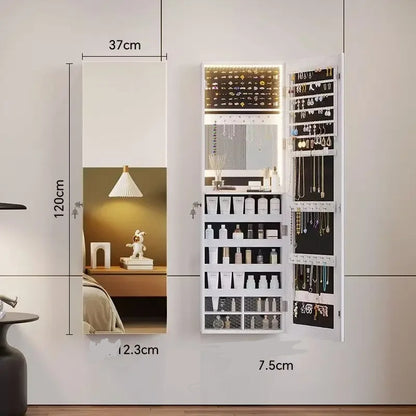 Mirrored Jewelry Cabinet