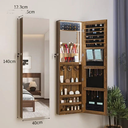 Mirrored Jewelry Cabinet