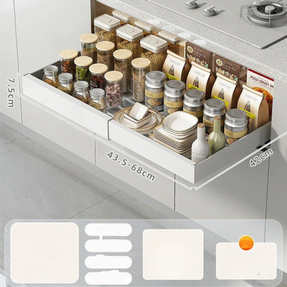 Pull-Out Kitchen Storage Rack